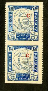 Paraguay Stamps # 323 NH Impt Between Rare