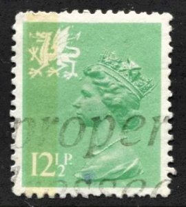 STAMP STATION PERTH Wales #WMH19 QEII Definitive Used 1971-1993