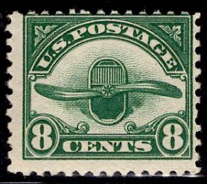 US Stamp Scott #C4 8c Airmail MINT Hinged SCV $17.50