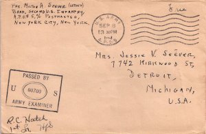 United States A.P.O.'s Soldier's Free Mail 1943 U.S. Army, A.P.O. 5 Tidworth,...