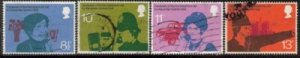 Great Britain Sc 777-780 1976 telephone stamp set used