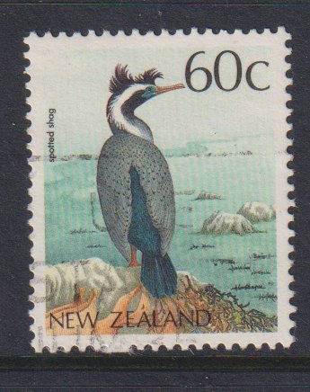 New Zealand  #926  used 1988  birds  60c