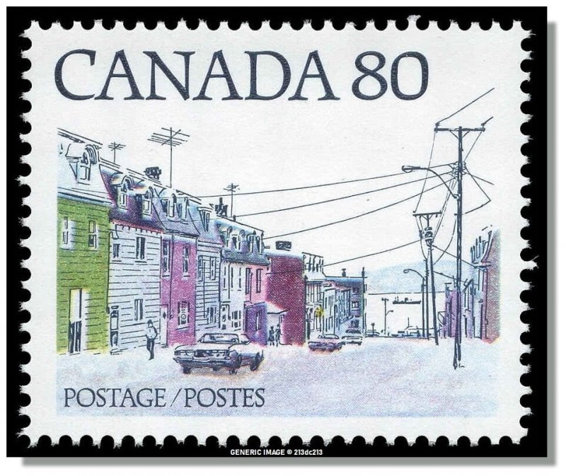 Canada - 725 MNH - Maritime Street Scene (1978) 80¢