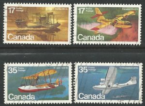 Canada  843-846   Used   Complete