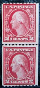 U. S. 488 MNH FVF JL PAIR SCV$90.00 Bright 