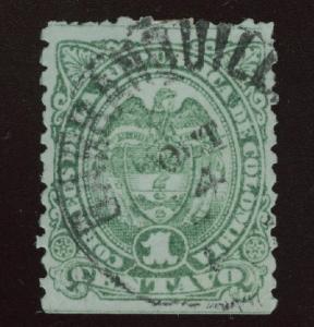 Colombia Scott 129 Used 1886