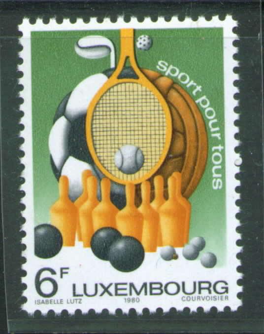 Luxembourg Scott 643 MNH** 1980 Sports stamp