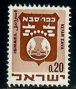 Israel #389B Town Emblem used single