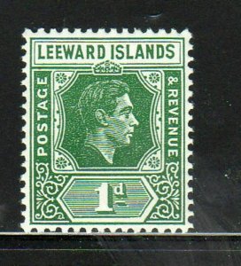 LEEWARD ISLANDS #121  1949  1p  KING GEORGE VI     MINT  F-VF NH  O.G