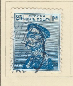 A5P57F163 Serbia 1911-14 25p Used-