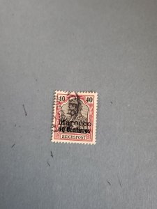 Stamps German Offices in Morocco Scott #13 used