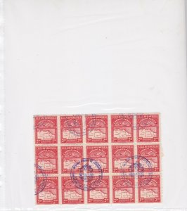 Venezuela 1930 Cancelled Part Stamps Sheet ref R 17496