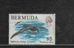 BERMUDA #379 1978 $5 BERMUDA PETREL F-VF USED a