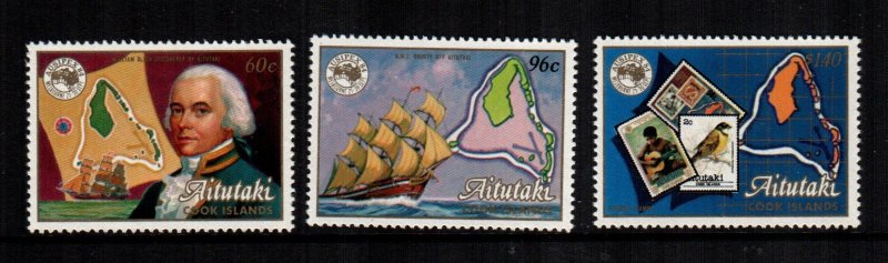 aitutaki  351- 353  MNH $ 11.25