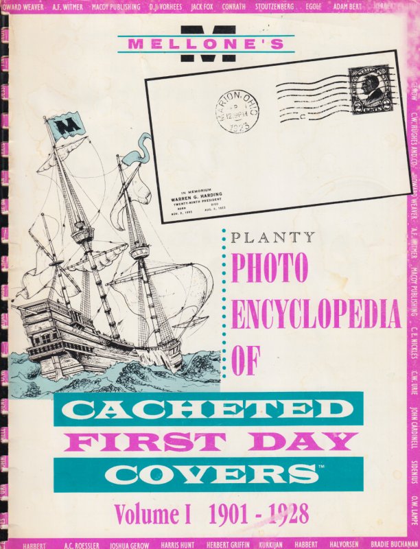 Mellone's Planty Photo Encyclopedia of Cacheted FDCs, Volume I, 1901-1928 issues