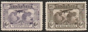 Australia C2, C3 Mint hinged