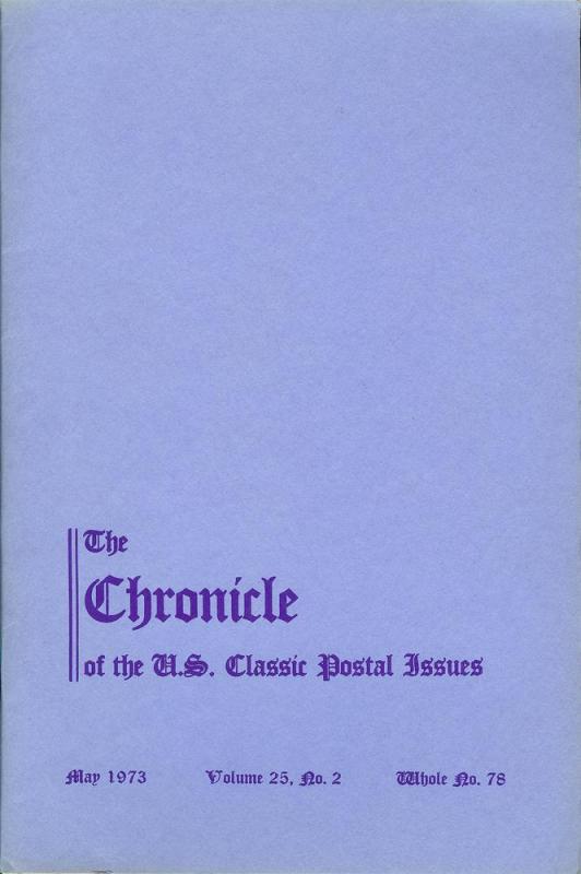 The Chronicle of the U.S. Classic Issues, Chronicle No. 78