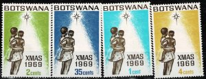 BOTWANA 1966 CHRISTMAS MNH