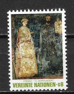 UN Vienna 20 Art single MNH