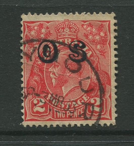 Australia  #O8 Used 1932 Single 2p Stamp