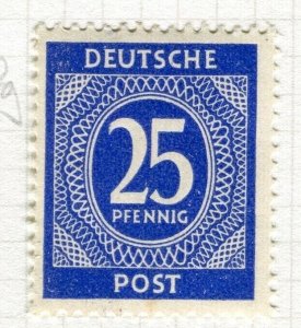GERMANY BERLIN British/US Zone 1946 numeral issue Mint hinged 25pf. value