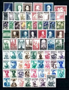 Austria Österreich 1948 Complete year set  MNH