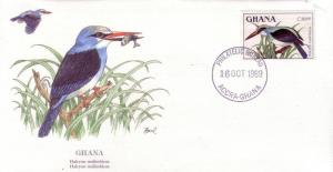 Ghana FDC SC# 1150 Halcyon Malimbicus (Fisher) L37 