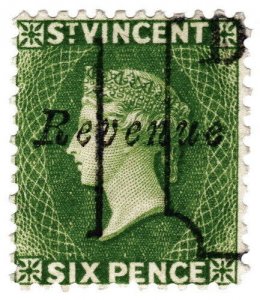 (I.B) St Vincent Revenue : Stamp Duty 6d