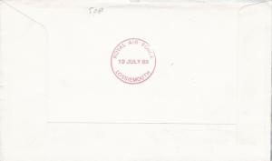 Jersey 1984 40th anniv.Delivery of the Avro Lincoln Cover Pilot Signed VGC