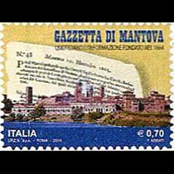 ITALY 2014 - Scott# 3261 Mantova Newspaper Set of 1 NH