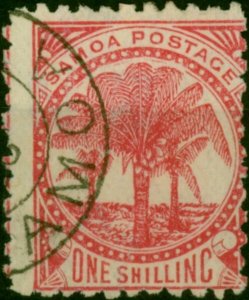 Samoa 1898 1s Dull Rose SG63a Fine Used