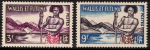 WALLIS & FUTUNA 1957 Islander; Scott 150-51; MNH