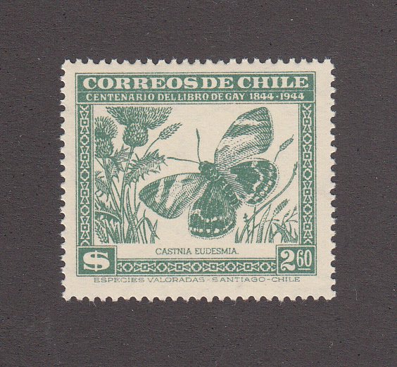 Chile Scott # 255G MNH