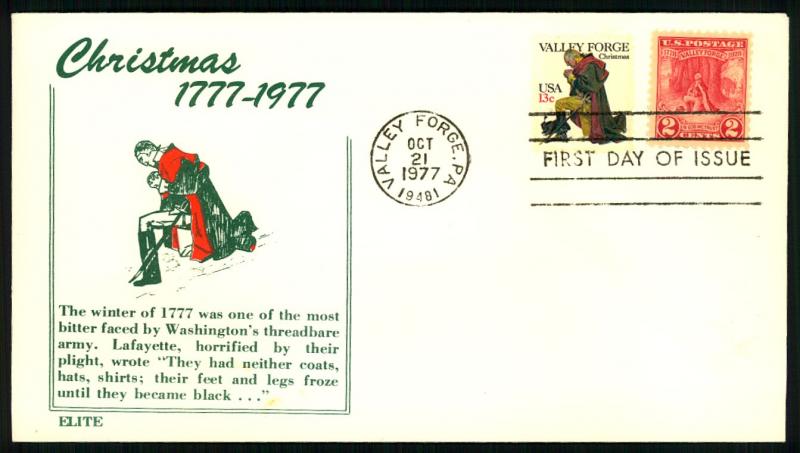 #1729 Christmas at Valley Forge Combo - Elite Cachet MG