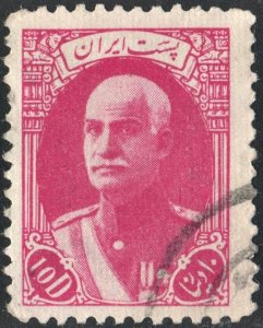 Iran SC#857 10d Rezā Shāh Pahlavi: 1878-1944 (1938) Used