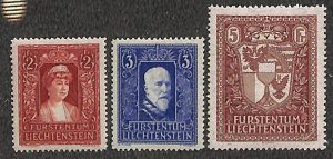 Liechtenstein 1933, Definitives 3v, MNH