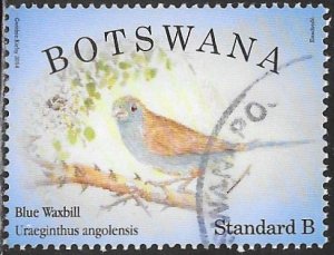 Botswana 948 Used - Birds - Blue Waxbill (Uraeginthus angolensis)