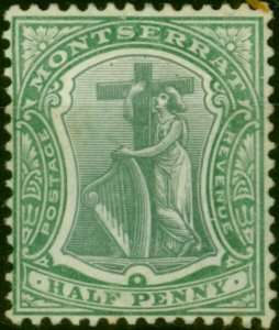 Montserrat 1904 1/2d Grey-Green & Green SG24 Fine MM (2)