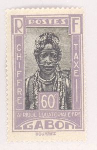 Gabon, Scott #J19, MH