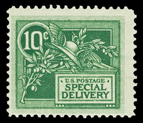 Scott E7 1908 10c Special Delivery Issue Mint Fine OG NH Cat $140 