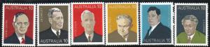 Australia  Scott  610-615  Mint  Complete 