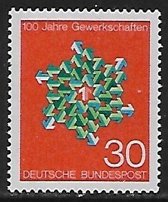 Germany # 991 - Trade Unions Centenary - MNH.....{KBl2}