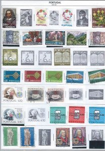 PORTUGAL 1958-1972 198 STAMPS SCV $59.00++