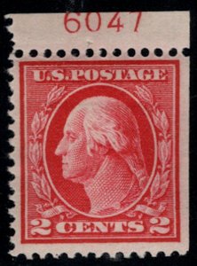 # 406a  BOOKLET SINGLE with PLATE NUMBER, VF mint hinged, wonderfully fresh w...