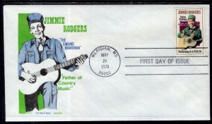 US 1755 Jimmie Rogers Jackson Smith U/A FDC