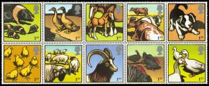 Great Britain 2005 - Farm Animals -  MNH  Block   # 2260a