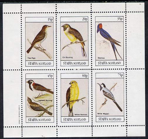 Staffa 1982 Birds #08 (Tree Pipit, Swallow, Wagtail, etc)...