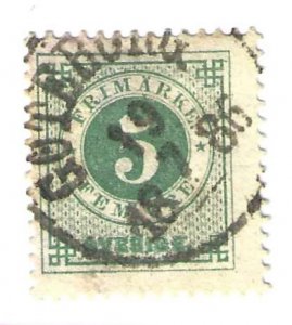 Sweden, Scott #30 used, CV $1.00