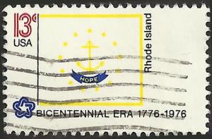 # 1645 USED STATE FLAG RHODE ISLAND