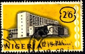 Central Bank, Lagos, Nigeria stamp SC#110 used